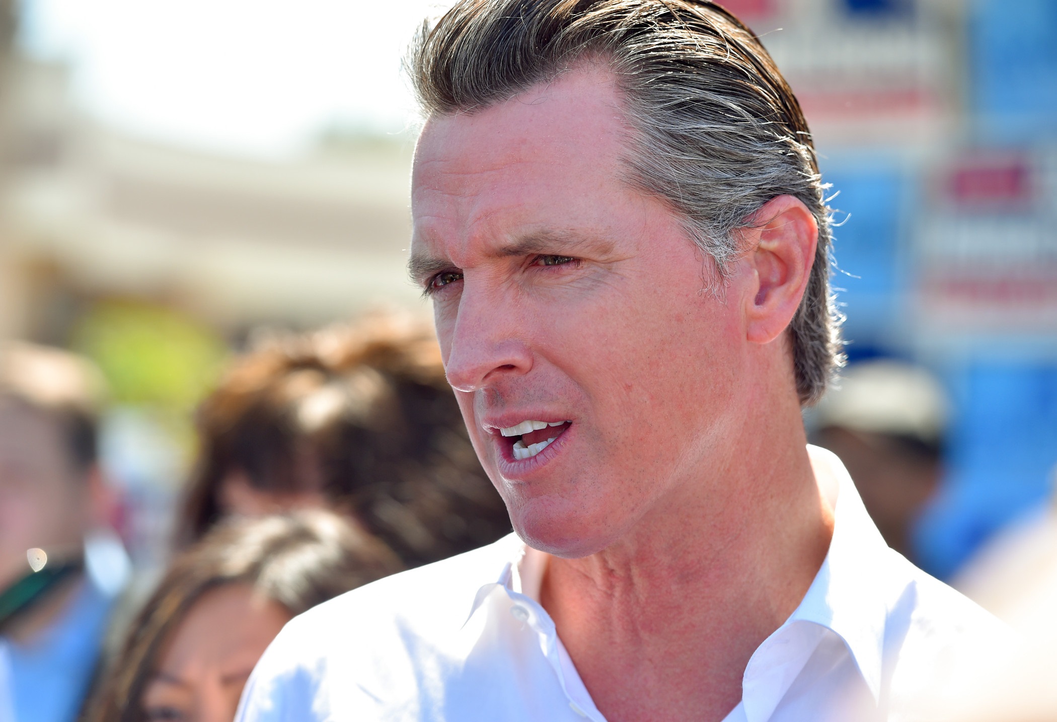 Gov. Gavin Newsom said counties in California are being given more leeway to decide the pace of business openings based on local circumstances, provided they file contingency plans with the state. (Getty Images)